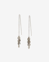 Metal Shiny Leaf Earrings